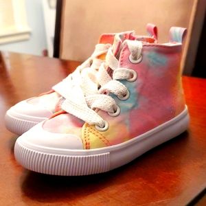 Cat and Jack Tie Dye High Top Sneakers